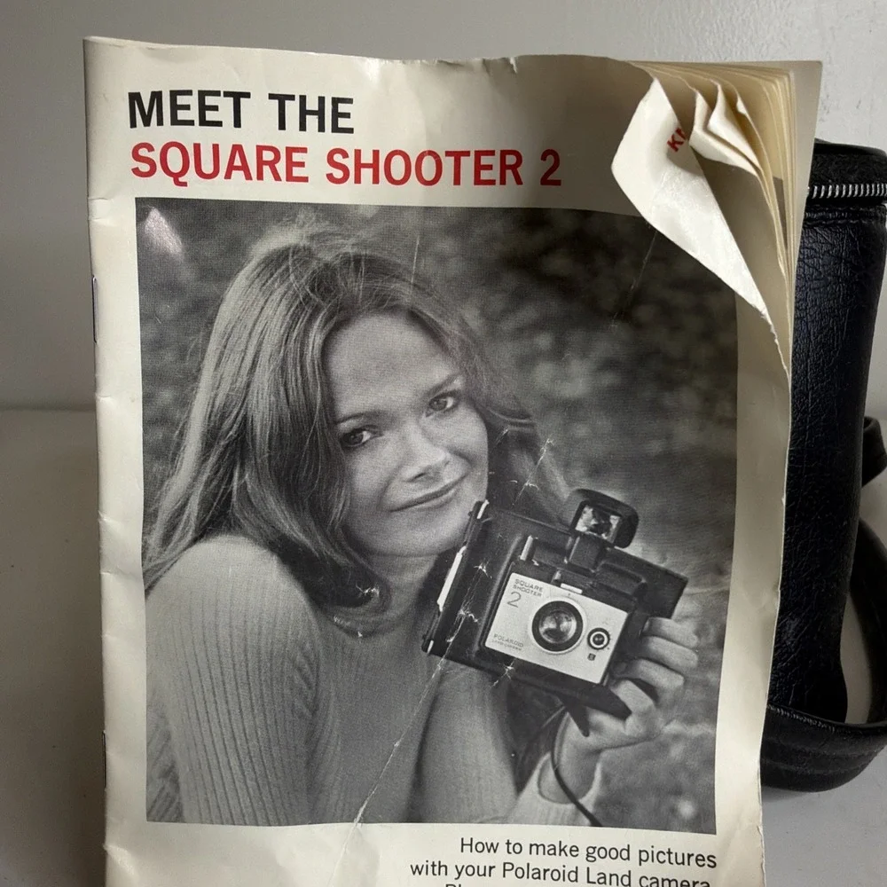 3x LOT Polaroids Square Shooter 2, 600 Business Ed, Spectra System, Flashcubes